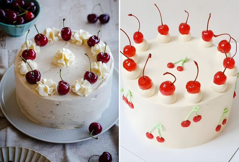 Bánh trang trí bằng quýt