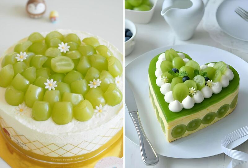 Bánh trang trí bằng kiwi