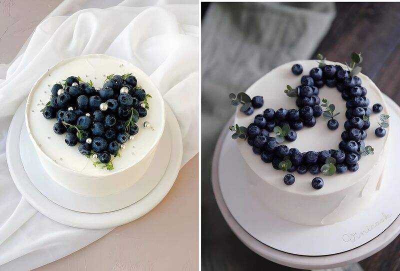 Bánh trang trí bằng cherry